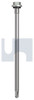 Metal Self Drilling Screw Hex + Washer + Xgrip #14-14 X125 Shale Grey (Gull Grey) -Cl4