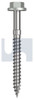 Type 17 Flanged Hex Head #14-10 X65 Shale Grey (Gull Grey) -Cl4