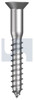 Wood Screw Csk Xr Ss304 #8 X 1-1/2 Jis B1112 Pk200