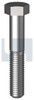 Hex Bolt Ss304 M20 X 100 Din 931
