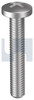 Metal Thread Pan Unf Xr Ss304 10-32 X 2 Ansi B18.6.3 Pk100