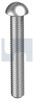 Metal Thread Rnd Slot Ss316  1/4 X 1/2 Bs450 Pk100
