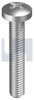 Metal Thread Pan Ss316 M3 X 8 Din7985(H) Pk100