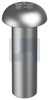 Barrel Nut Button Post Tx Ss304 M6 X 12 Iso 7380 Security Screw