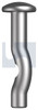H-It Mushroom Anchor Mechanical Galvanised 6.5 X 50 Hec