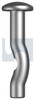 H-It Mushroom Anchor 316 Stainless 5 X 38 Hec