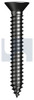 Self Tapper Csk Square Zinc Black Passivate #6-20 X 1 Ansi B18.6.4 Type Ab