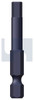 Power Hex S2 Alloy Steel Hx5 X 50 Standard Drive Bit 1/4