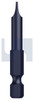 Power Slotted S2 Alloy Steel Sl5 X 100 Standard Drive Bit 1/4