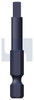 Power Square S2 Alloy Steel Sq3 X 50 Standard Drive Bit 1/4