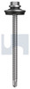 Metal Sds Aluminium Seal Hex R1000 Bi-Metal 304 Stainless #14-14 X 95 Hec / Bi-Metal 304