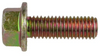 Flange Bolt Grade 8 UNC 1/2" x 1" Zinc Yellow Serrated