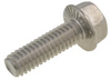 Flange Bolt M6 x 12 Stainless Steel 304 Serrated