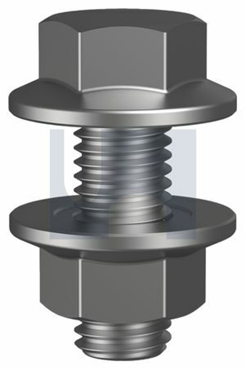 Purlin Flange Bolt & Nut Kit Hot Dip Galvanised Hec / Class 8.8 M16 X 45