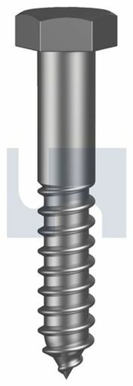 Coach Screw Hex Hdg M6 X 40 As1393/Cl 4.6 Hot Dip Galvanised