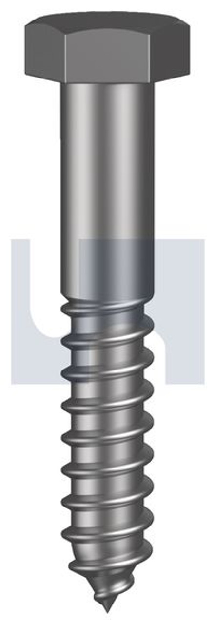 Coach Screw Hex Zp M6 X 25 As1393/Cl 4.6 Zinc Plated (Rohs Compliant)