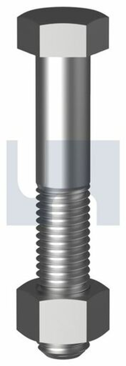 Bolt Hex & Nut Zp M8 X 150 As1111.1/Cl 4.6 Zinc Plated (Rohs Compliant)