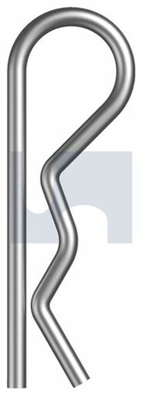 R Clip Humpback Pin Zinc Plated (Rohs Compliant) Hec / Mild Steel 2.0Mm X 54