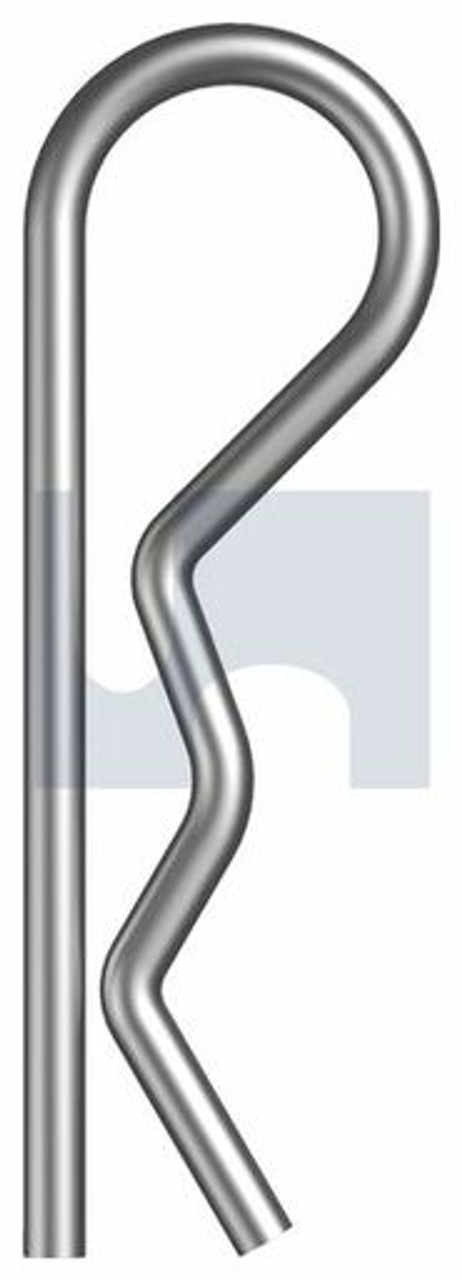 R Clip Humpback Pin Zinc Plated (Rohs Compliant) Hec / Mild Steel 2.4Mm X 56
