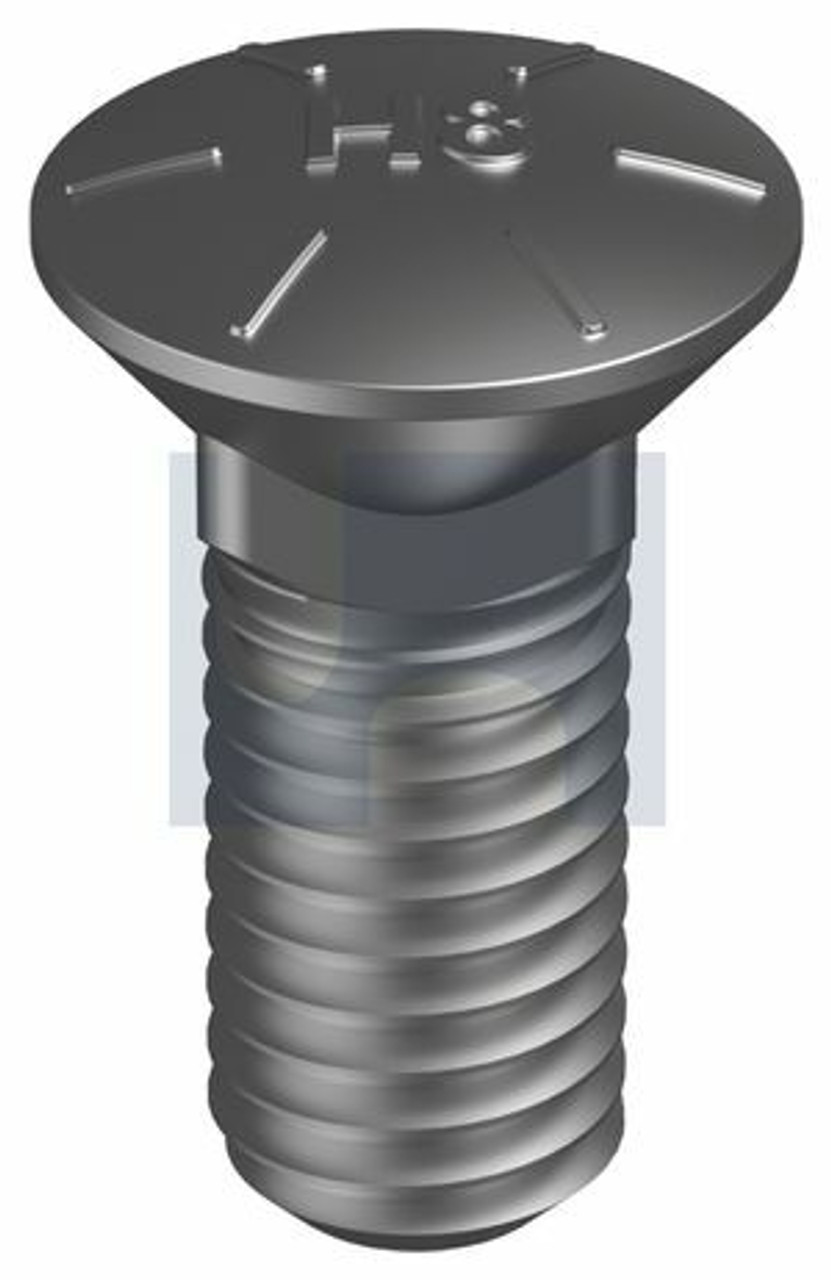 Unc Plow Bolt Sq Neck Plain Hec / Grade 8  1/2 X  1-1/2