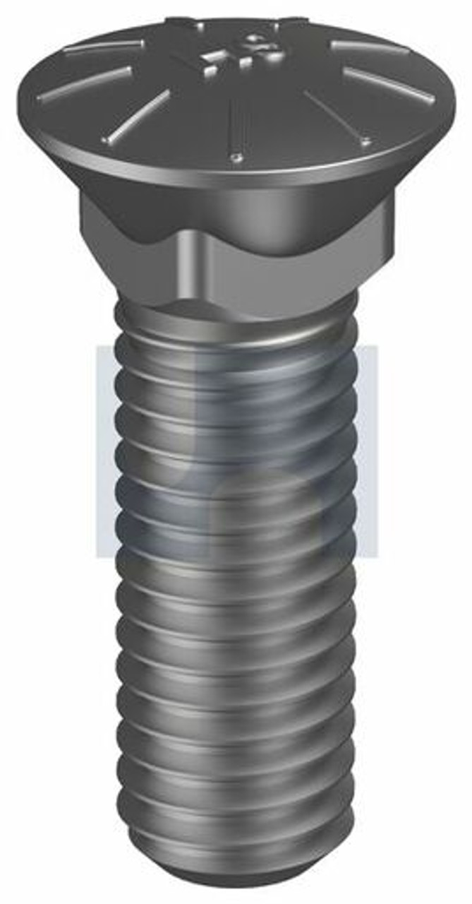 Unc Plow Bolt Sq Neck Plain Hec / Grade 9  5/8 X 3