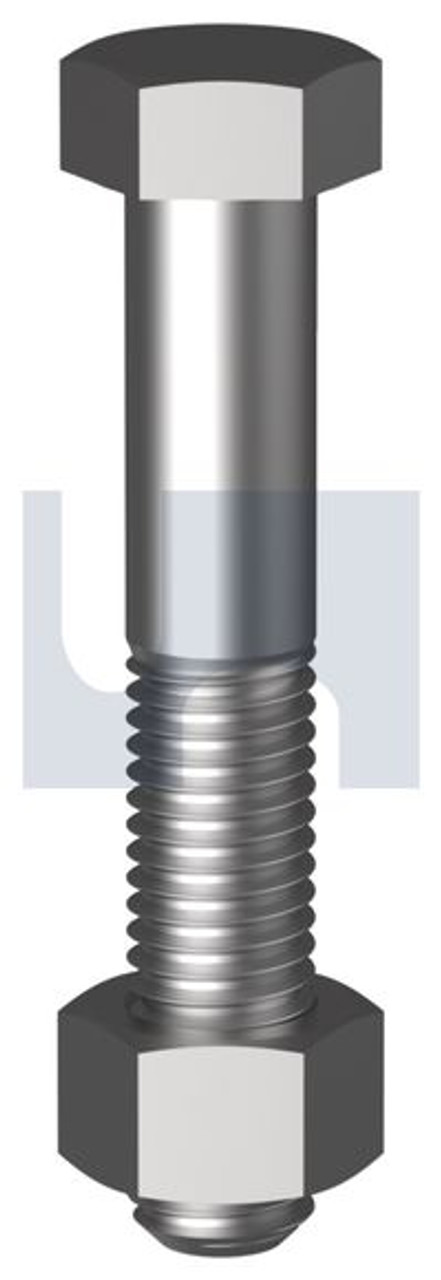 Bolt Hex & Nut Pln M6 X 16 As1110.1/Cl 8.8  Plain