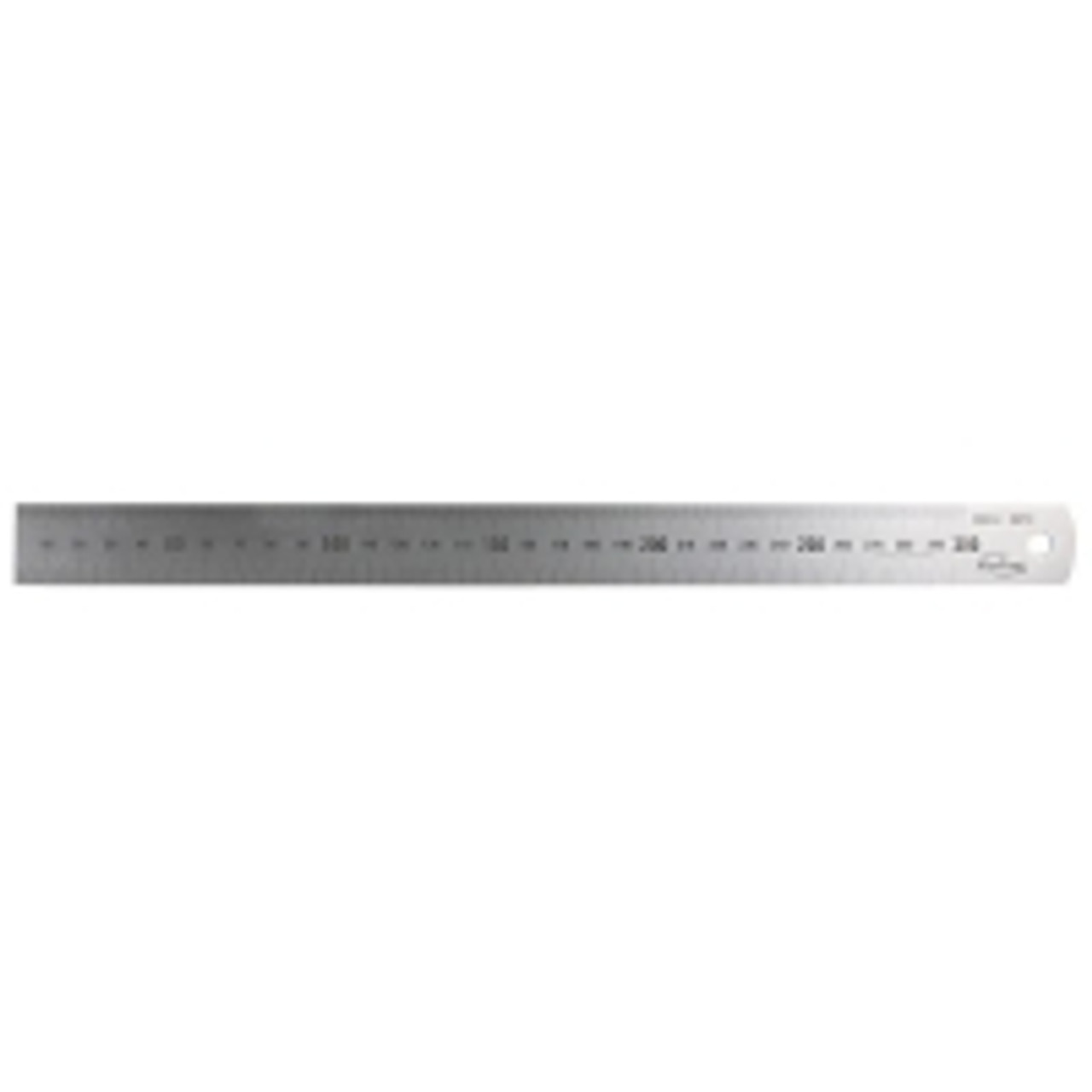 150Mm/6In Matt Stainless Steel Rule Metric Imperial