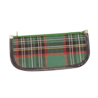 205 X 90Mm Tartan Pencil Case
