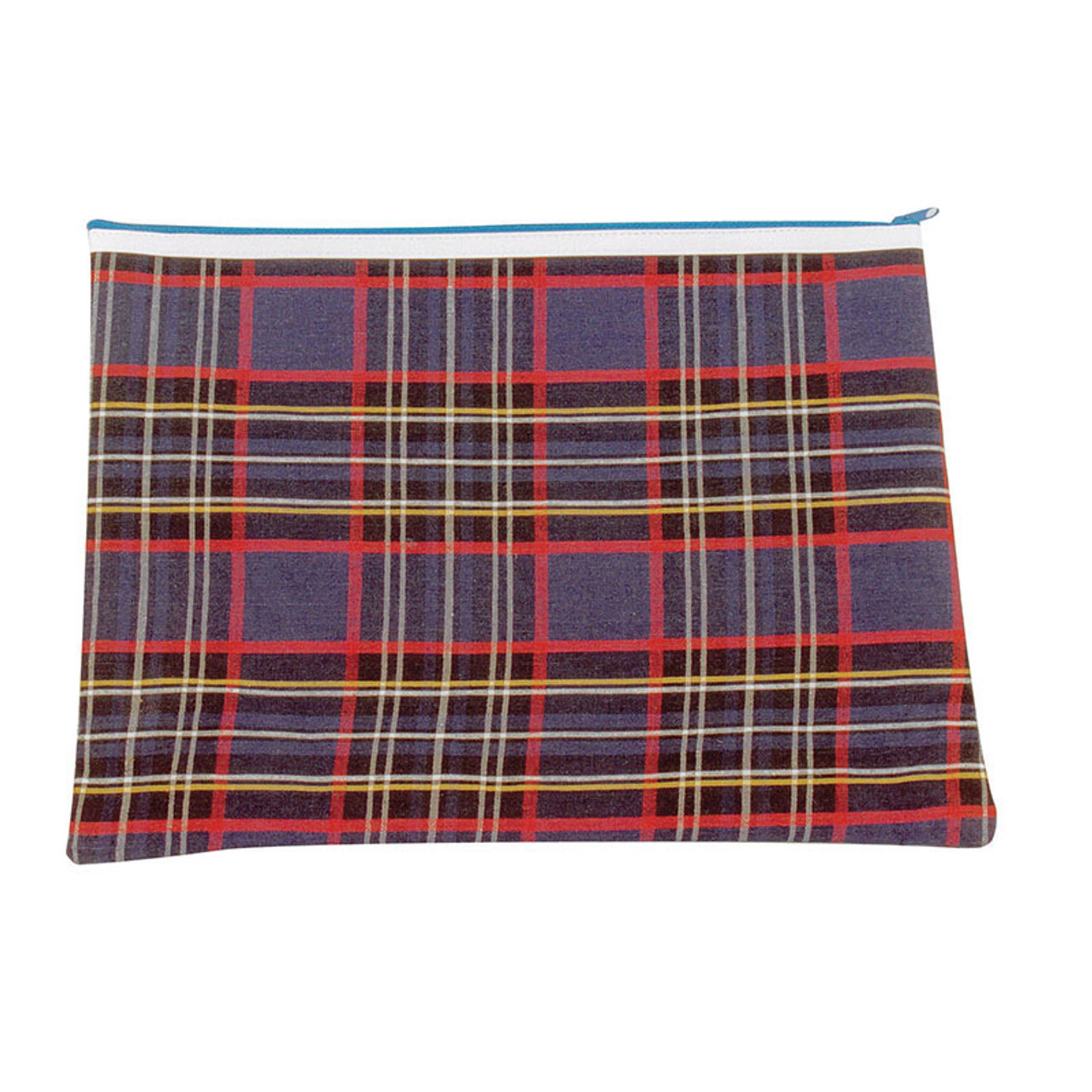 375 X 264Mm 1 Zip Tartan Pencil Case