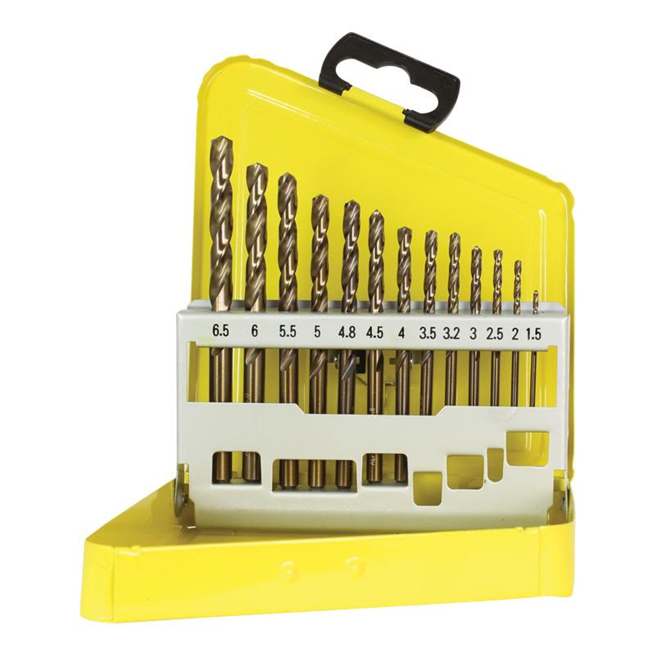 13 Pc Metric Alpha Gold Series Cobalt Drill Set 1.5-6.5Mm