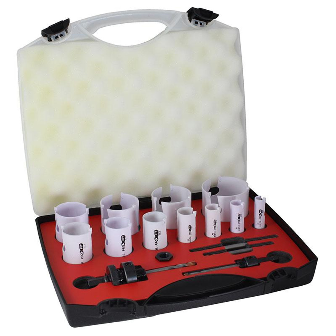 Tradesmans 16 Piece: Tct Multi-Purpose Holesaw Kit