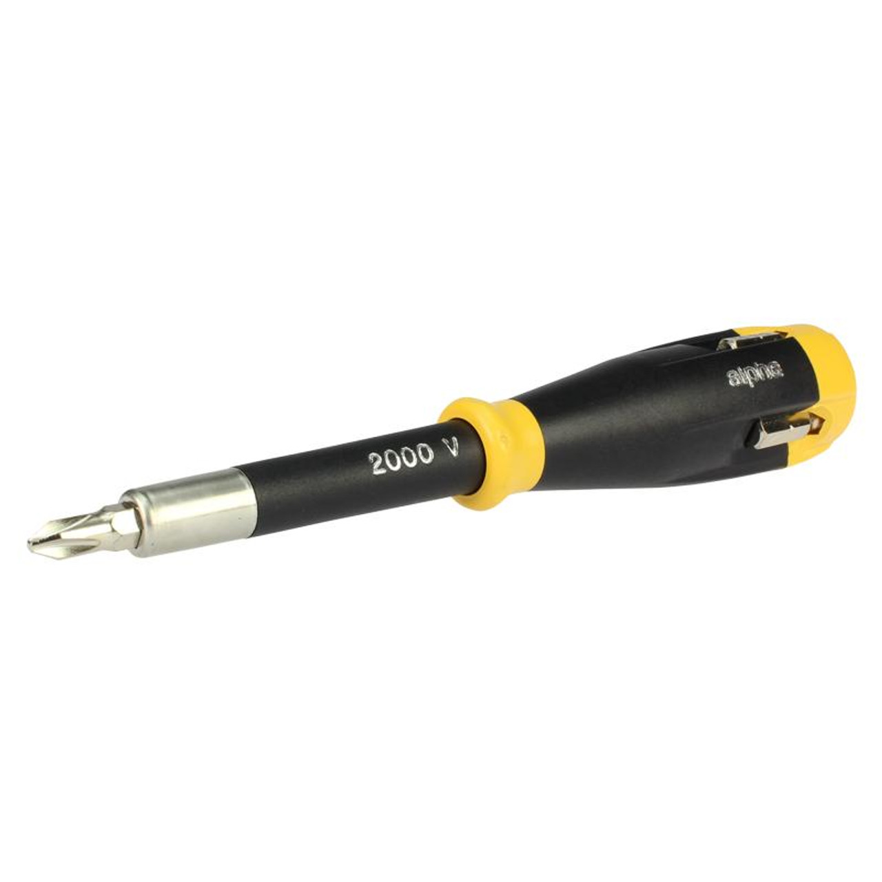 Shockproof Magnetic Screwdriver Handle With 4 Bits