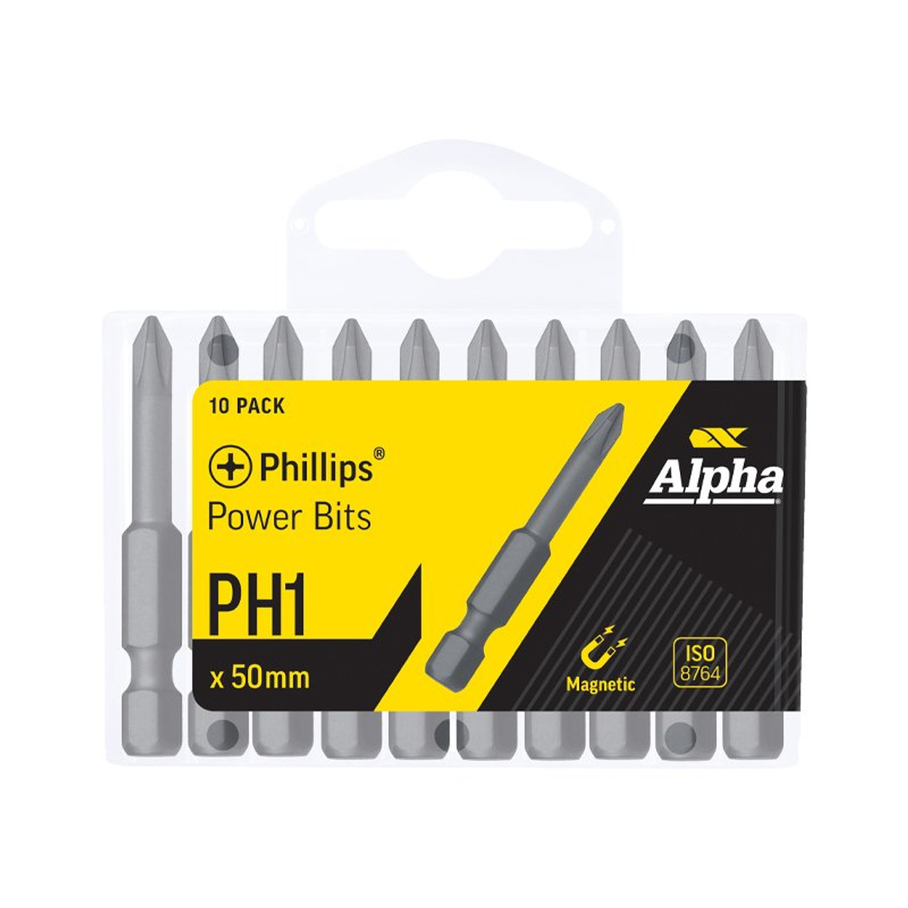 Ph1 X 50Mm Power Bits - Handipack (X10)