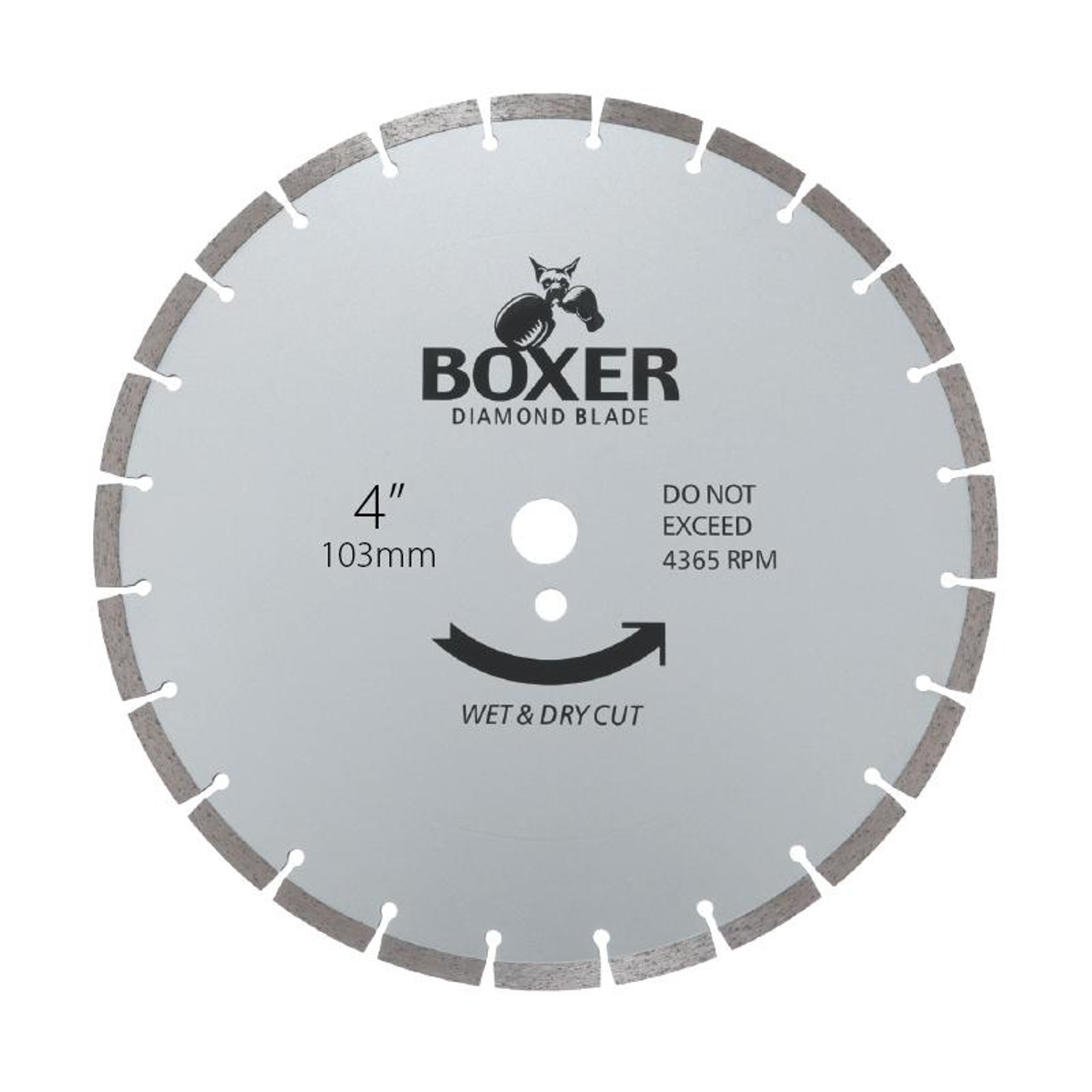 Austsaw/Boxer - 103Mm (4In) Diamond Blade Boxer Segmented - 16Mm Bore - Segmented