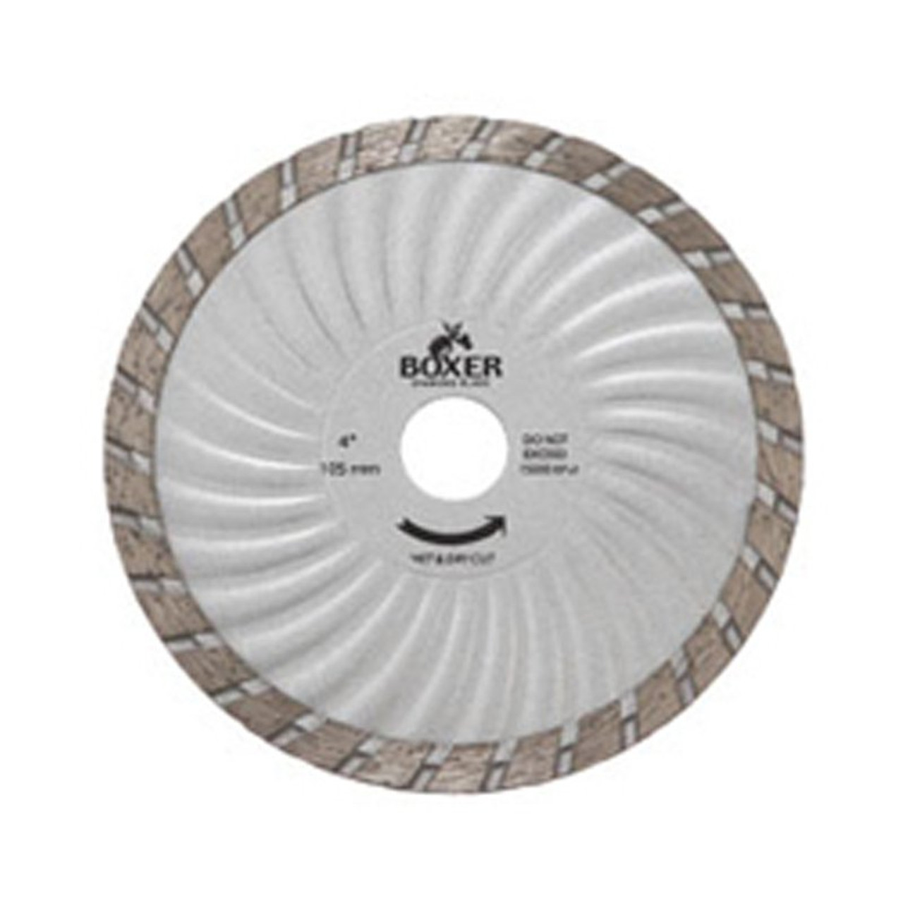 Austsaw/Boxer - 103Mm (4In) Diamond Blade Boxer Super Turbo Wave - 16Mm Bore - Super Turbo