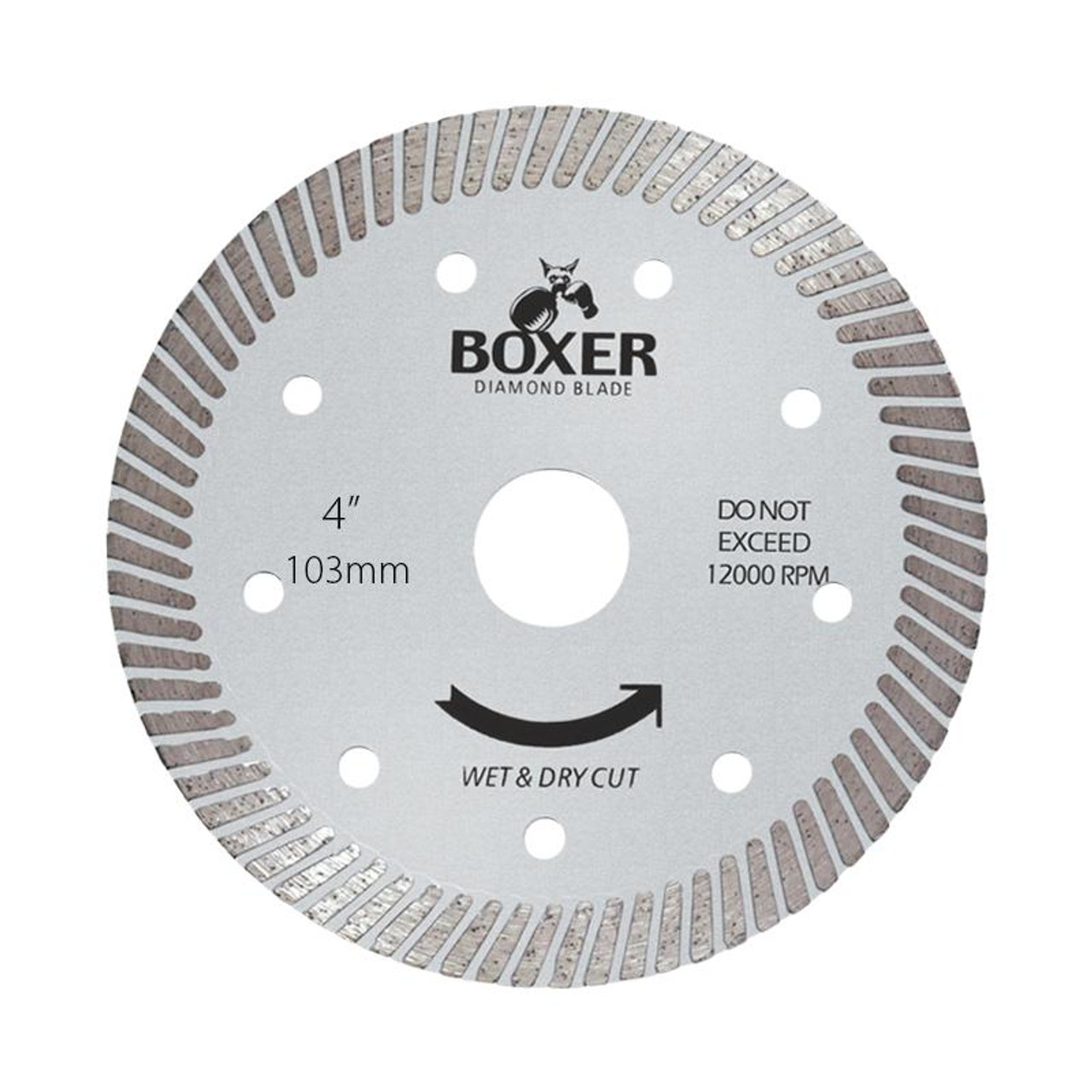 Austsaw/Boxer - 103Mm (4In) Diamond Blade Boxer Ultra Thin - 16Mm Bore - Ultra Thin