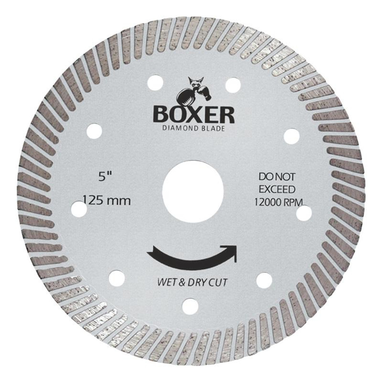 Austsaw/Boxer - 125Mm (5In) Diamond Blade Boxer Ultra Thin - 22.2Mm Bore - Ultra Thin