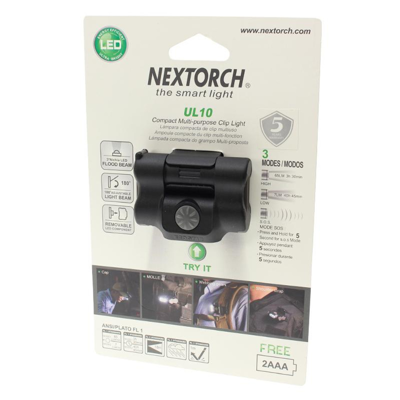Nextorch Compact Multi-Purpose Clip Light