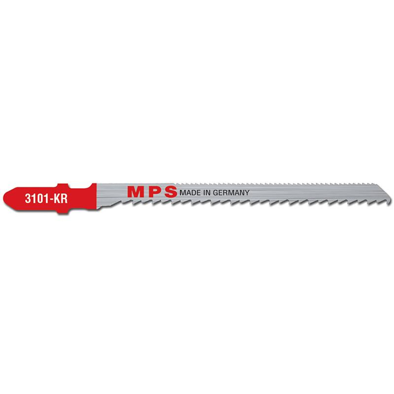 Jig Saw Blade Cv, 100Mm, 10 Tpi, Ground, Euro Shank, Slim (X5)