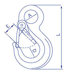 G80 Sling Hook Eye 7/8Mm