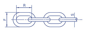 Trailer Chain 10Mm Cut Length Gal Per Meter
