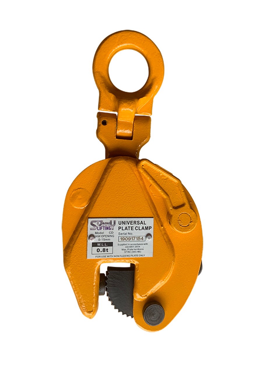 Universal Plate Clamp 0.8T/ 0-15Mm