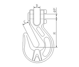 G70 Grab Hook With Wings 6Mm