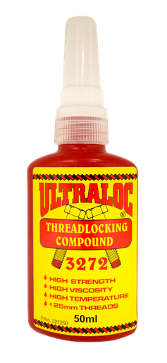 Threadlocking Compound 10Ml Red - Anaerobic High Strength Permanent Grade - High Viscosity - Oil Resistant