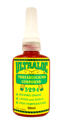 Threadlocking Compound 10Ml Green - Anaerobic Medium Strength Wicking Grade - High Viscosity - High Temp