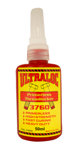 Primerless Threadlocking 10Ml Red - Primerless High Strength Fast Curing - High Viscosity