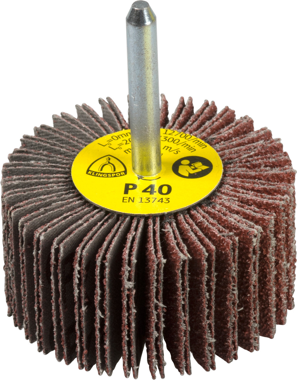 Flap Wheel - (Km613) Aluminium Oxide/Spindle 40Grit 60X50X6Mm