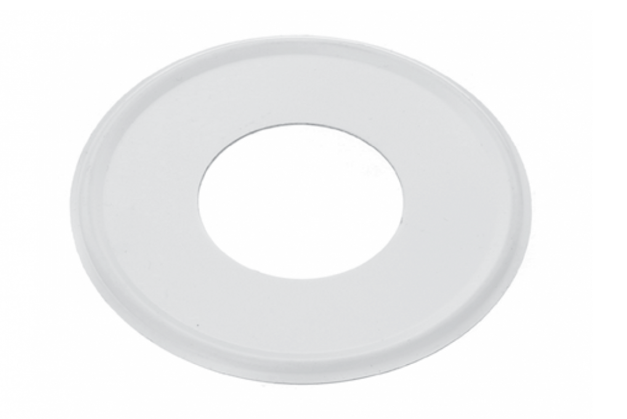 Cover Plate 40Mm (Pvc) White Metal