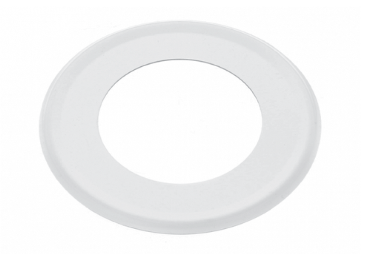 Cover Plate 50Mm (Pvc) White Metal