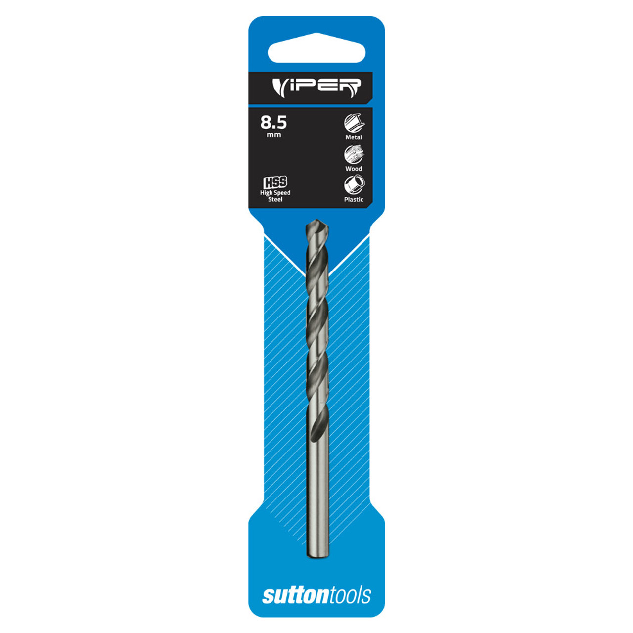 Drill D105 8.5Mm Jobber Viper Din338 Hss Carded